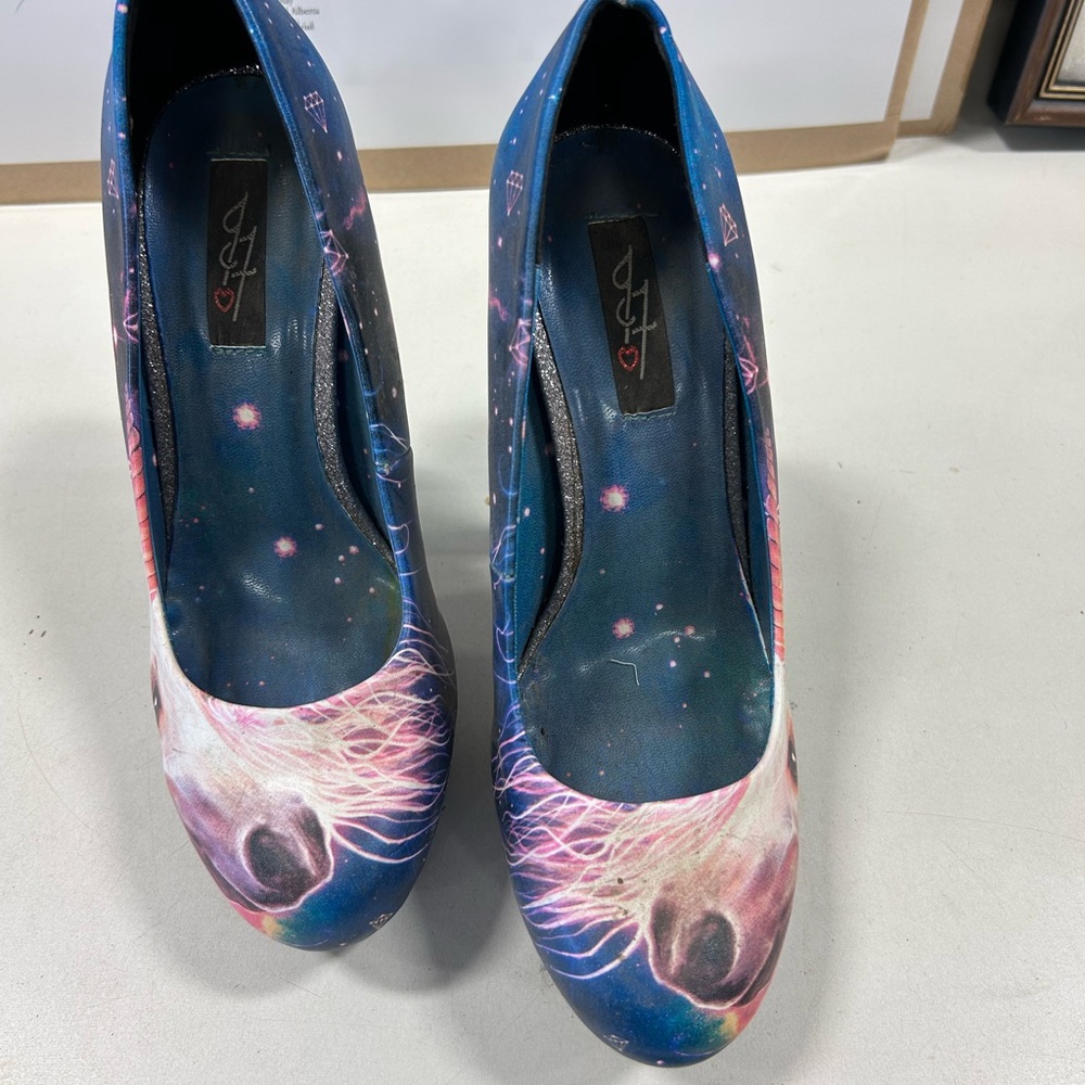 Iron Fist Multicolor Unicorn Heels